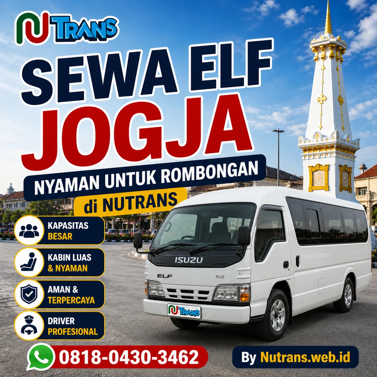 Sewa Elf Jogja Nyaman