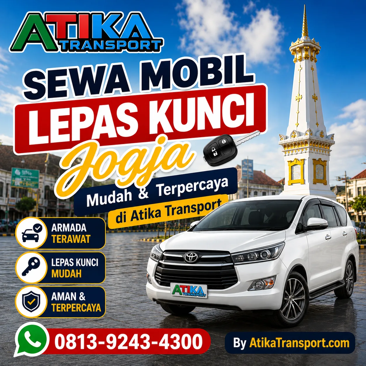 Sewa Mobil Lepas Kunci Jogja