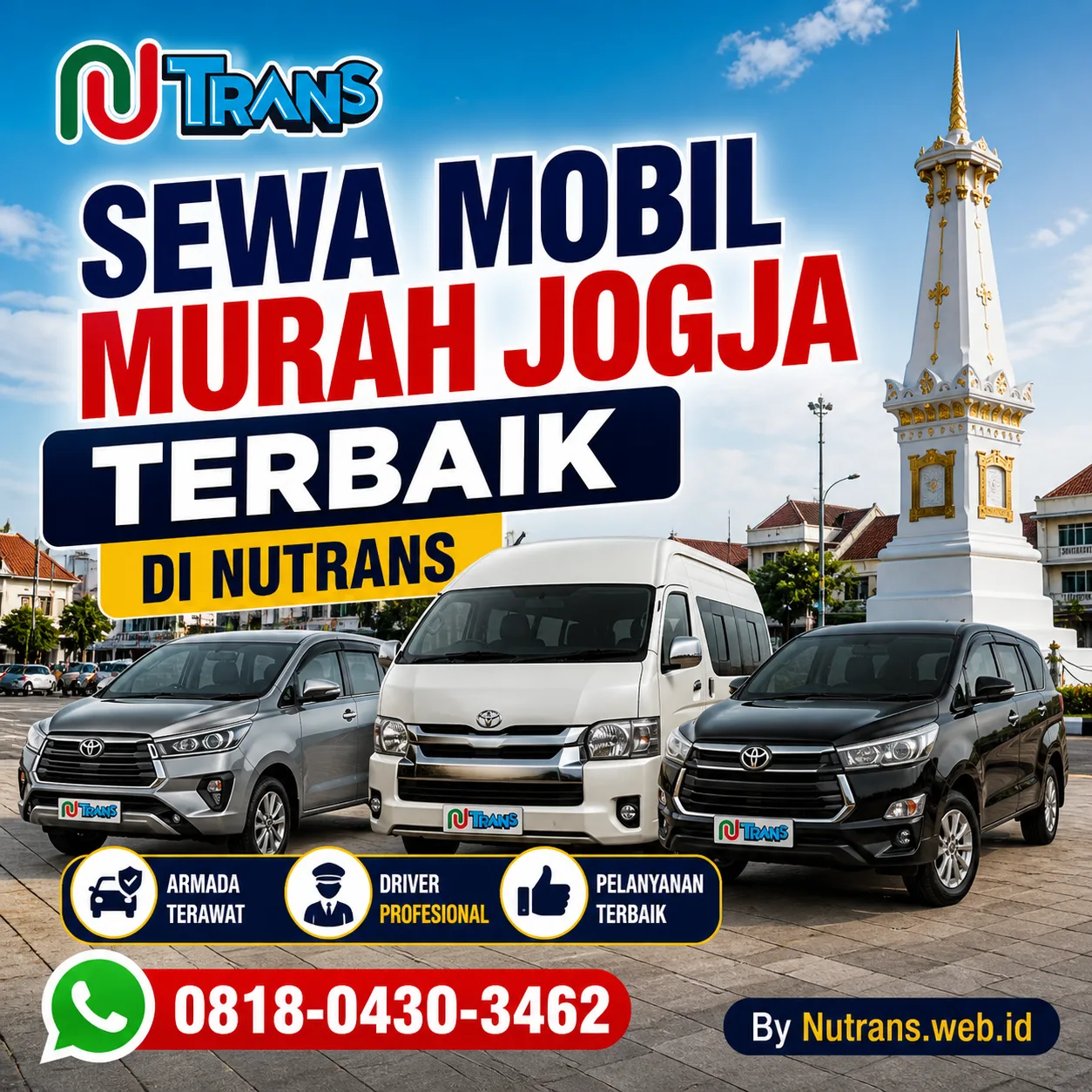 Sewa Mobil Murah Jogja Terbaik