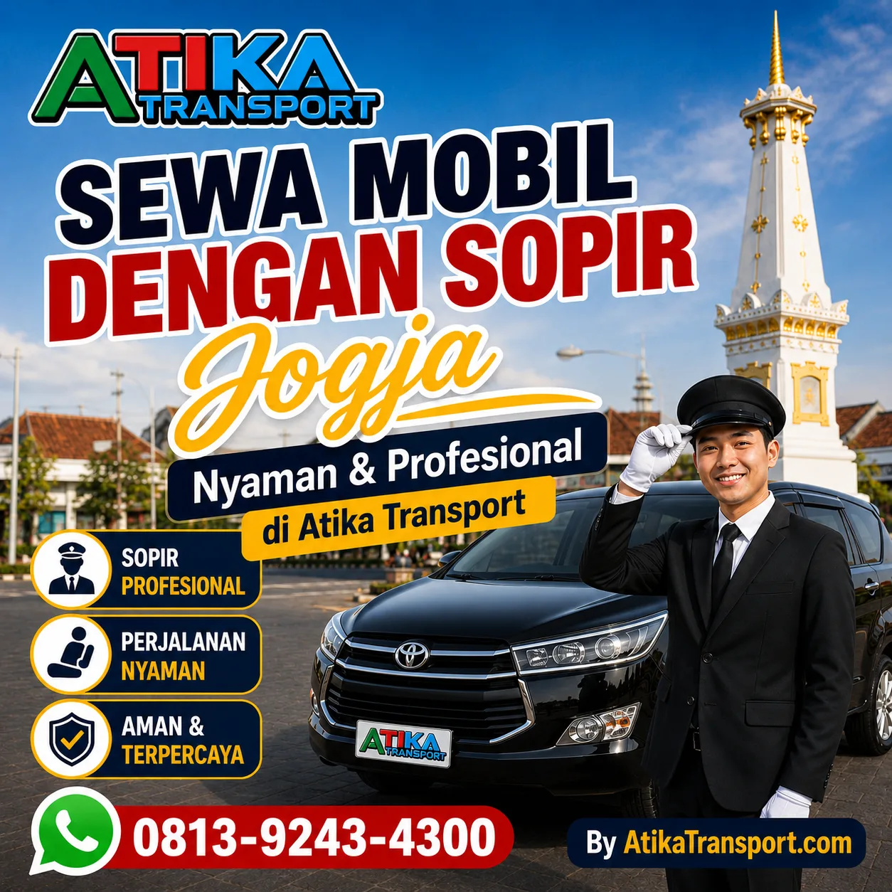 Sewa Mobil dengan Sopir Jogja