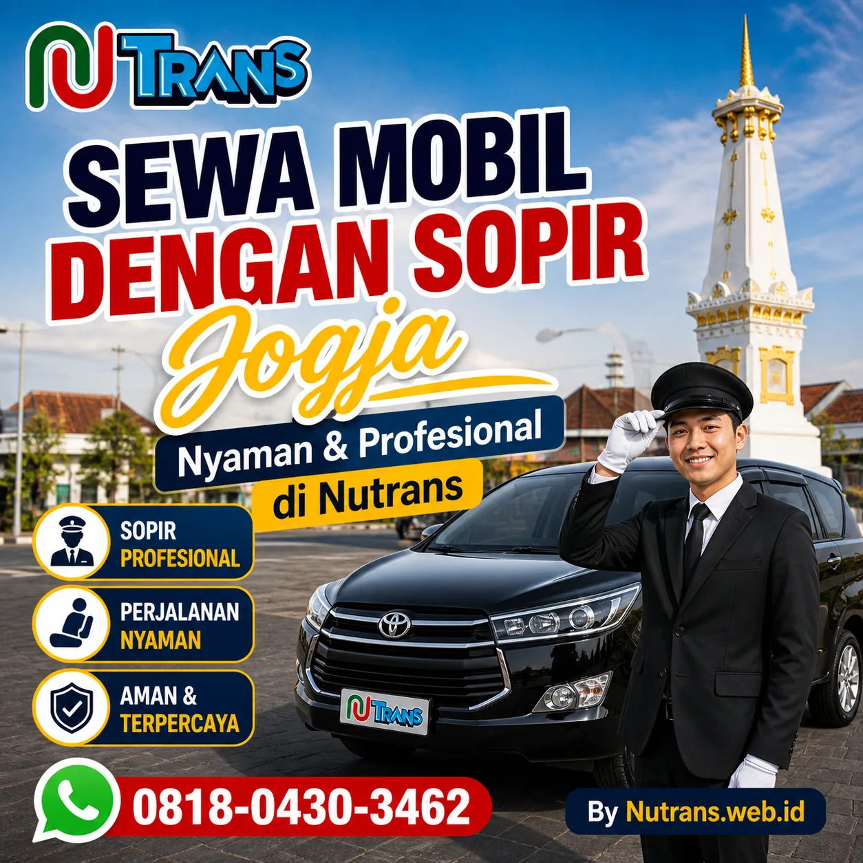 Sewa Mobil dengan Sopir Jogja
